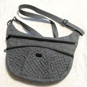 Lug Hippy Quilted Front CrossBody Purse